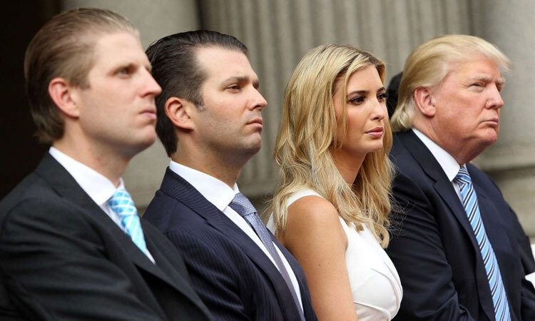Động thái bất ngờ của các con ông Trump