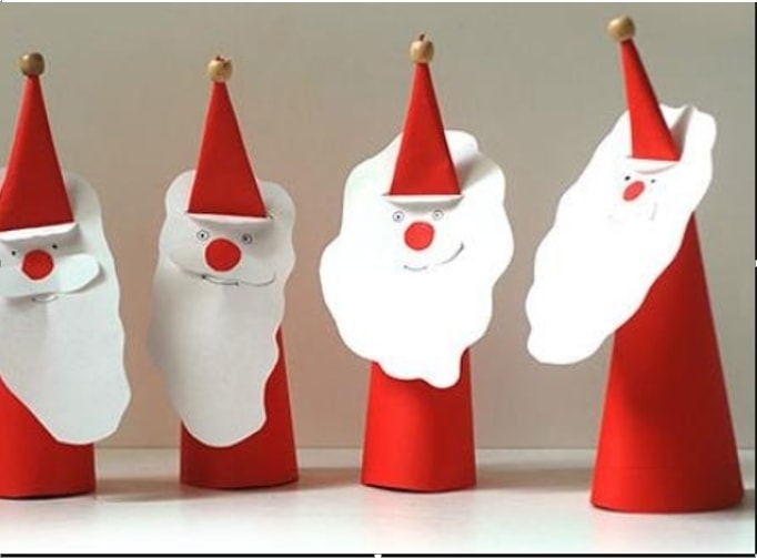 Tạo hình những đồ vật trang trí giáng sinh handmade siêu đơn giản dành cho trường mầm non