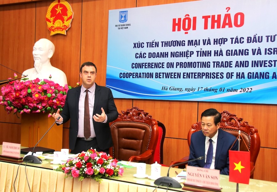 Thúc đẩy thương mại và hợp tác đầu tư giữa Hà Giang và Israel