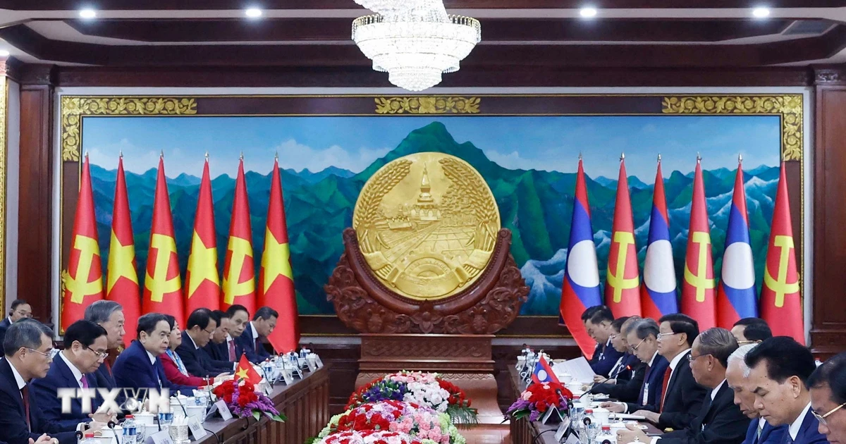 Tổng Bí thư Tô Lâm hội đàm với Tổng Bí thư, Chủ tịch nước Lào Thonglun Sisoulith Tổng Bí thư Tô Lâm hội đàm với Tổng Bí thư, Chủ tịch nước Lào Thonglun Sisoulith