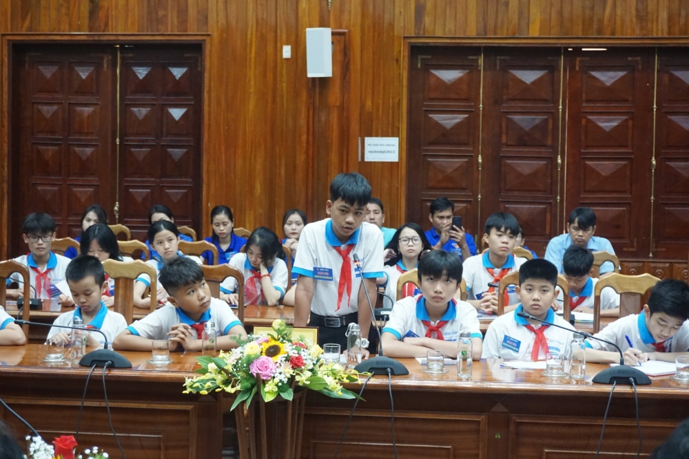 Hội đồng Trẻ em tỉnh Quảng Bình đối thoại với Đoàn Đại biểu quốc hội tỉnh về quyền trẻ em