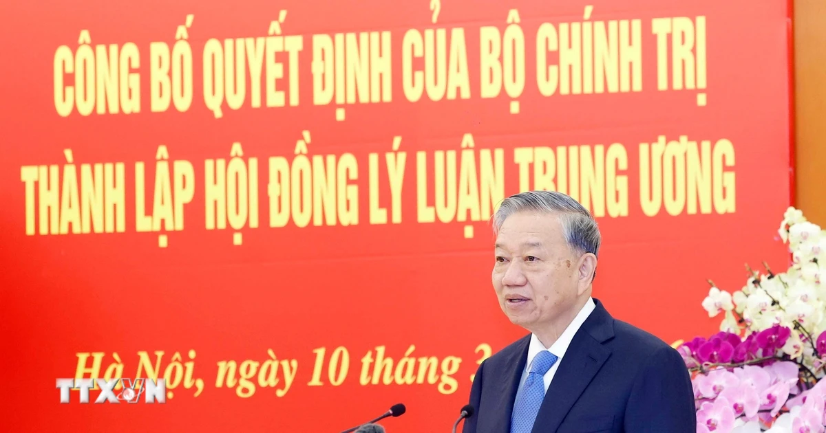 tong bi thu to lam chu tri hoi nghi cong bo lap hoi dong ly luan tw nhiem ky 2026 2031