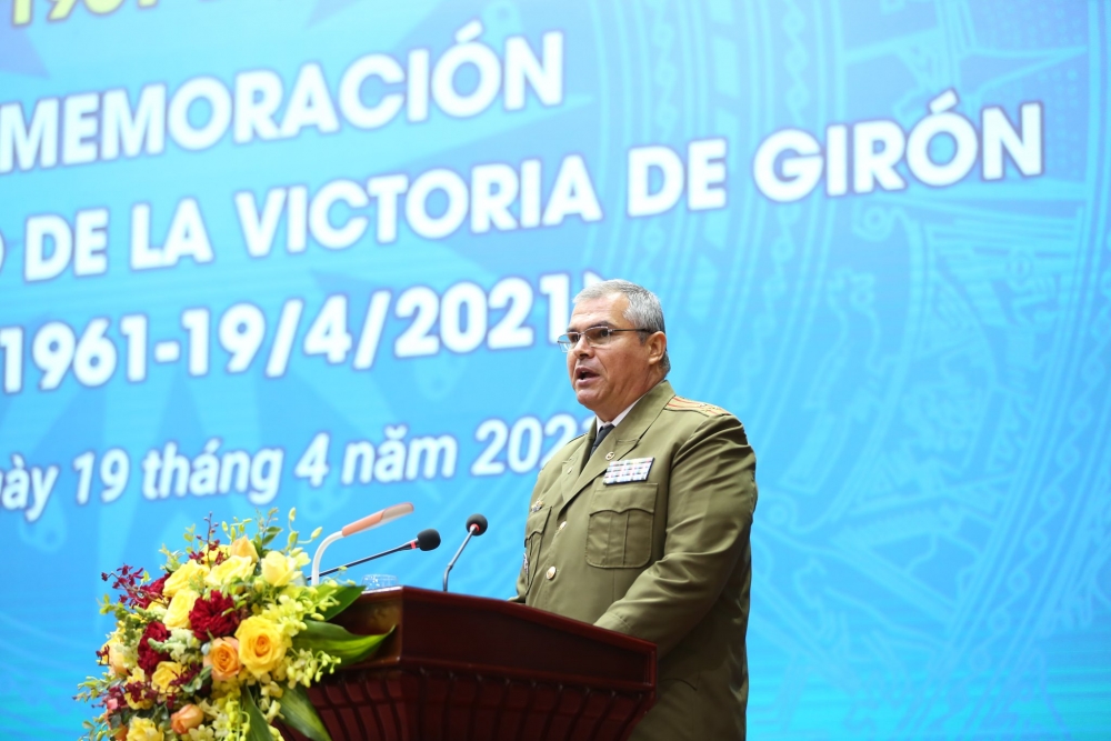 Mít tinh kỷ niệm 60 năm Ngày chiến thắng Hi-rôn của Cuba