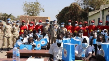 Người dân Nam Sudan cảm ơn bộ đội, bác sĩ Việt Nam