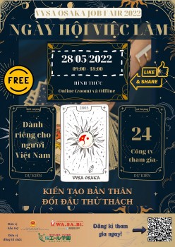 VYSA Osaka Job Fair 2022 - Ngày hội tìm kiếm việc làm miễn phí cho người Việt tại Nhật