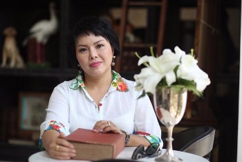nha tho dang thi thanh huong voi trai tim luon huong ve que huong