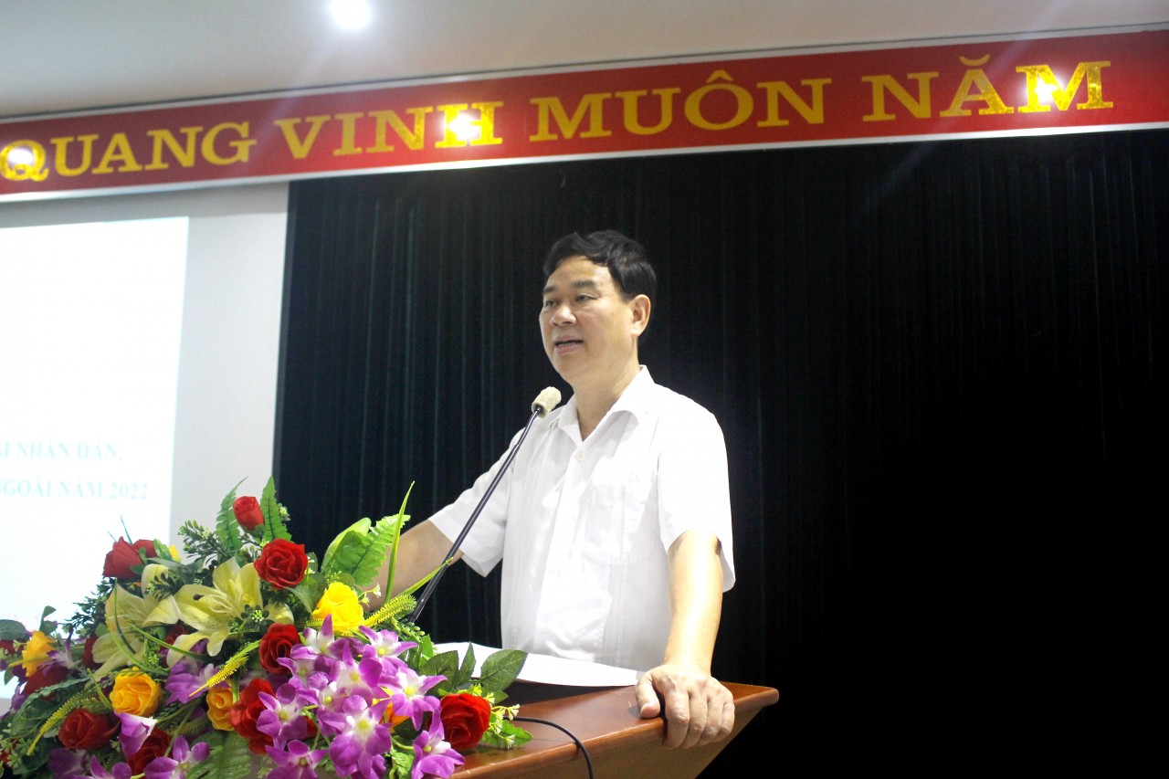 Tập huấn nghiệp vụ công tác đối ngoại nhân dân cho các cơ quan, đơn vị tỉnh Lào Cai