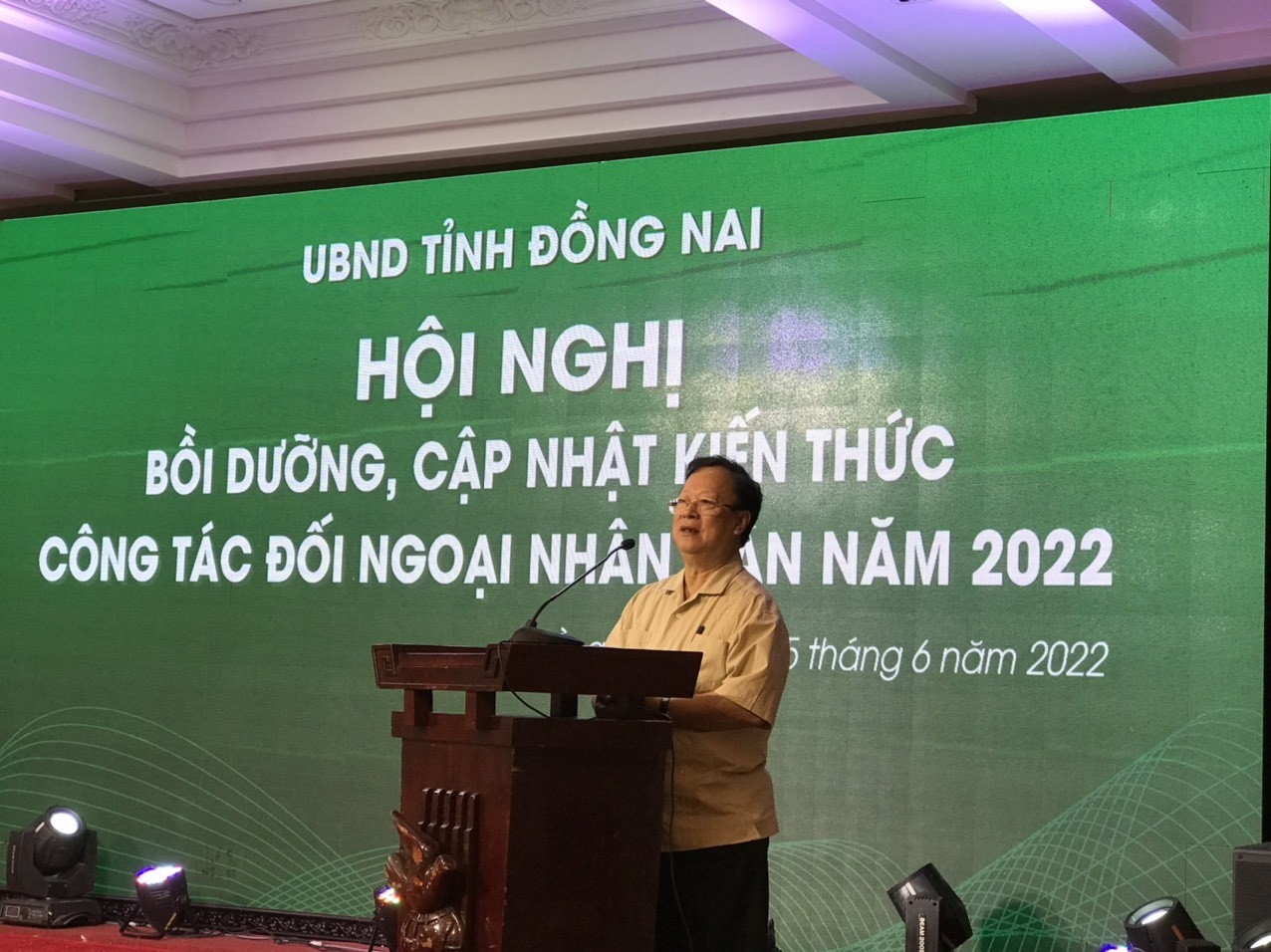 Đồng Nai bồi dưỡng, cập nhật kiến thức công tác đối ngoại nhân dân năm 2022