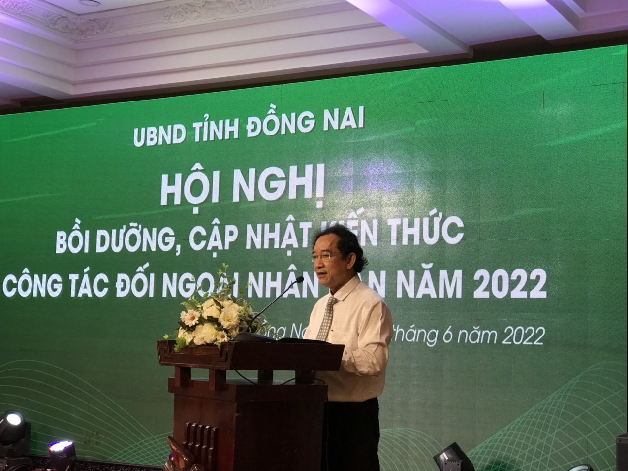 Đồng Nai bồi dưỡng, cập nhật kiến thức công tác đối ngoại nhân dân năm 2022