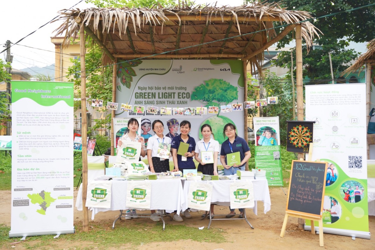600 trẻ em, giáo viên huyện Mai Châu (Hoà Bình) tham dự “Ngày hội Bảo vệ môi trường”