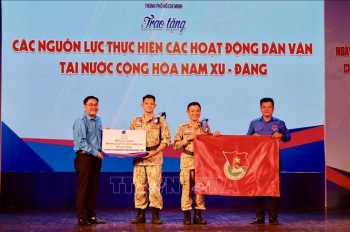 Thanh niên TP Hồ Chí Minh giao lưu với Lực lượng gìn giữ hòa bình LHQ tại Nam Sudan