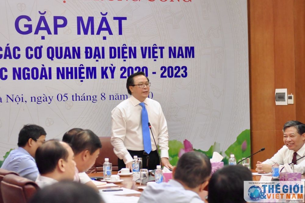 ban doi ngoai trung uong gap mat 31 truong co quan dai dien o nuoc ngoai nhiem ky 2020 2023