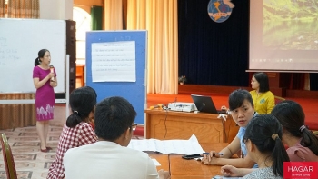 hagar viet nam tap huan cho 50 hoc vien ve ho tro dua tren hieu biet ve sang chan