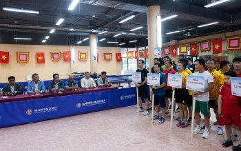Sôi động giải bóng bàn cộng đồng người Việt Nam tại Nga