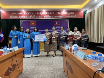 Hội LHPN tỉnh Thanh Hóa và Hội LHPN tỉnh Hủa Phăn ký kết Biên bản ghi nhớ giai đoạn 2022-2024