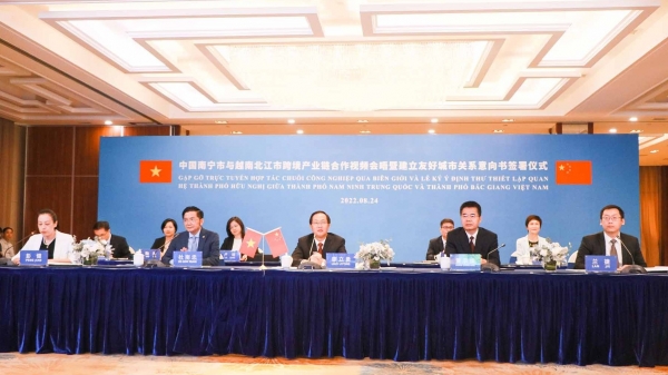 Tăng cường hợp tác giữa TP. Nam Ninh (Trung Quốc) với TP. Bắc Giang
