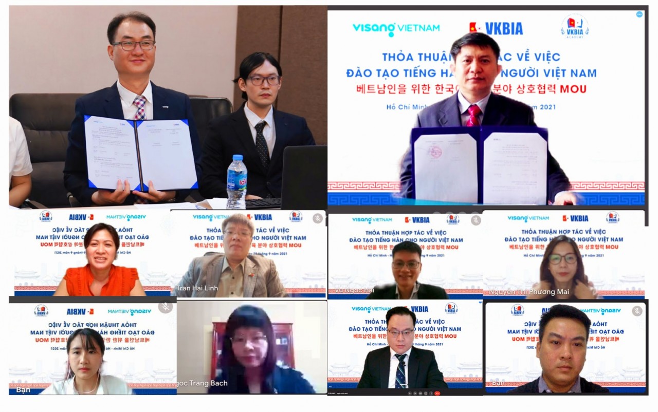 VKBIA – VISANG liên kết đào tạo tiếng Hàn cho người Việt Nam
