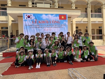tap doan ls han quoc ho tro 15 ty cho truong tieu hoc an thuong hai duong xay them phong hoc