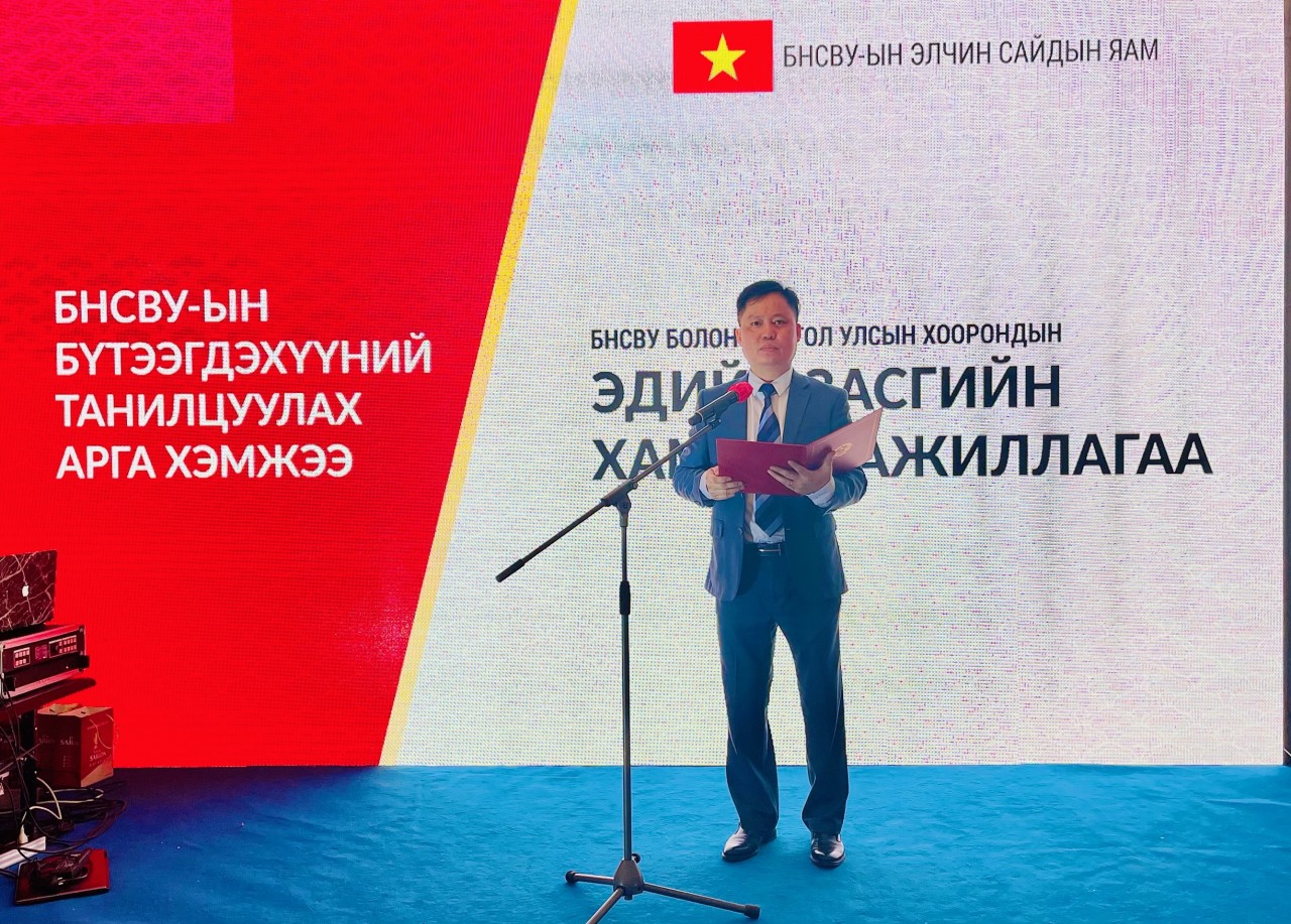 Quảng bá, giới thiệu các sản phẩm, ẩm thực của Việt Nam với doanh nghiệp Mông Cổ