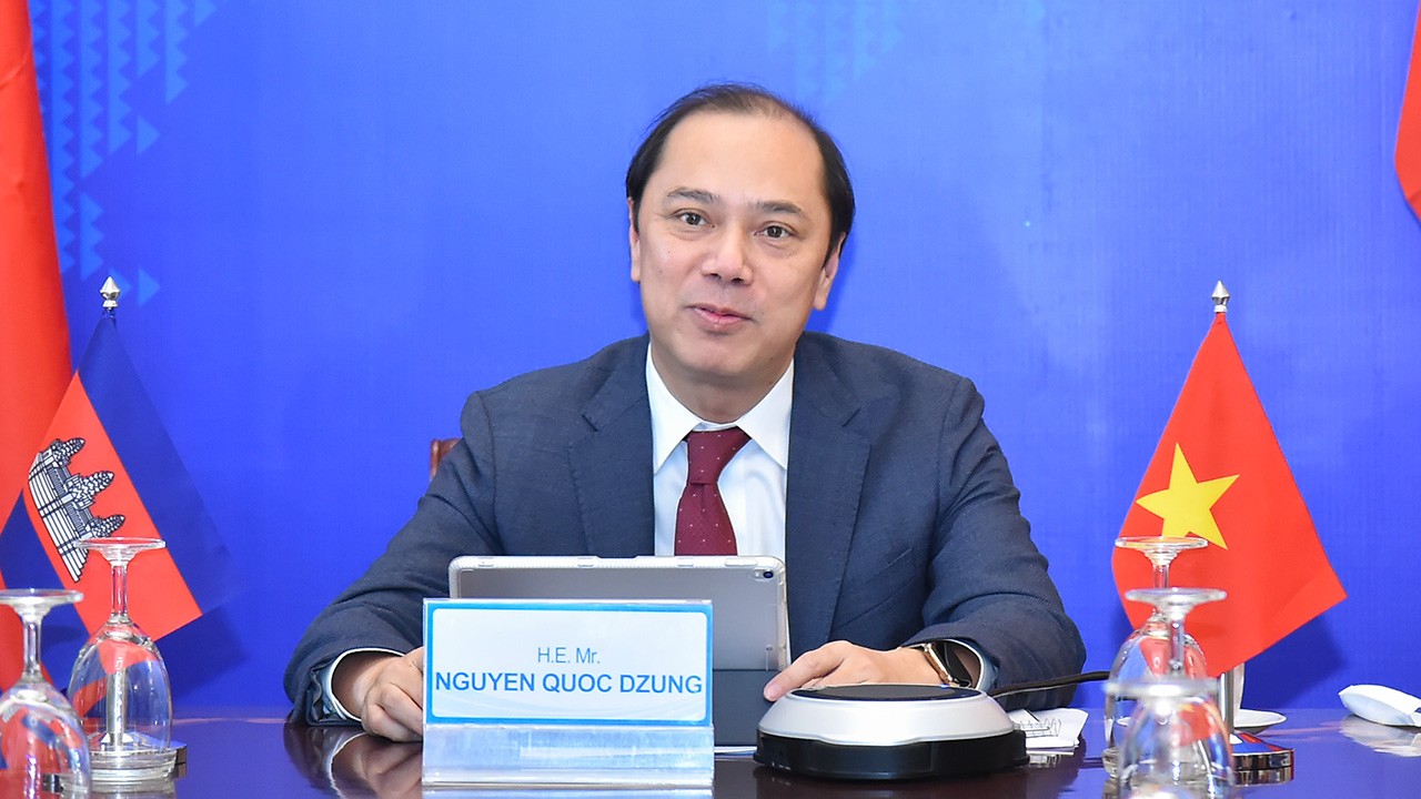 Việt Nam - Campuchia: phối hợp tổ chức các hoạt động kỷ niệm 55 năm Ngày thiết lập quan hệ ngoại giao