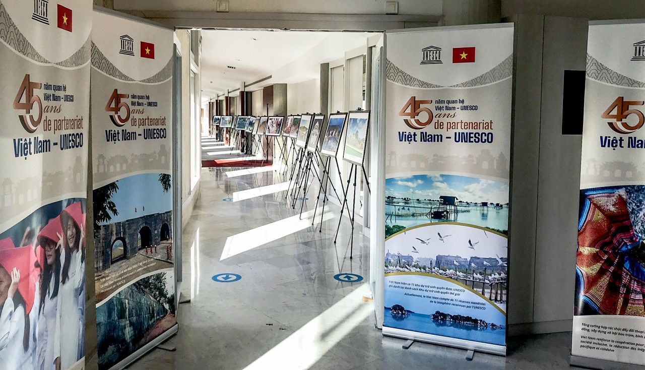 Triển lãm ảnh các di sản văn hoá của Việt Nam tại trụ sở UNESCO (Pháp)