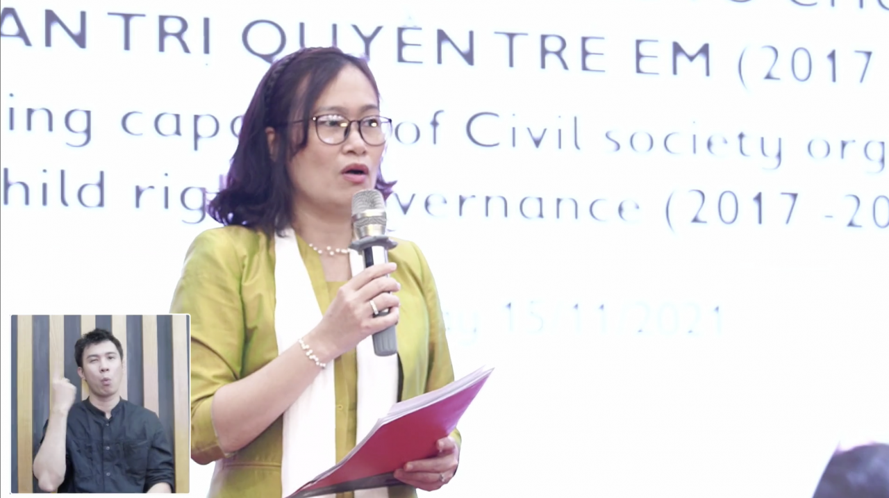 Tổ chức Cứu trợ Trẻ em tổ chức tổng kết dự án về quản trị quyền trẻ em giai đoạn 2017 - 2021