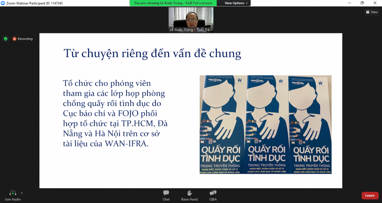 Thúc đẩy vấn đề bình đẳng giới trong báo chí và truyền thông