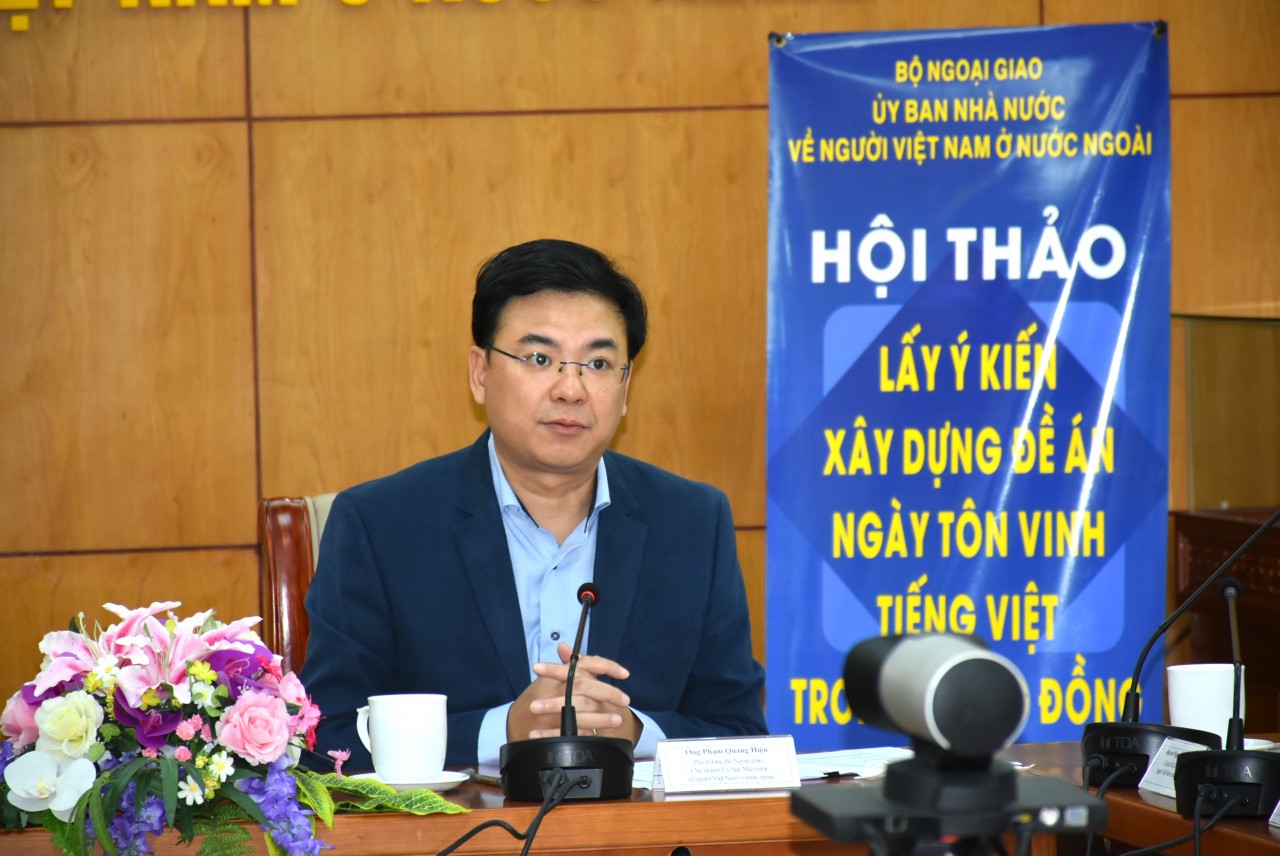 Sẽ có Ngày Tôn vinh tiếng Việt trong cộng đồng người Việt Nam ở nước ngoài