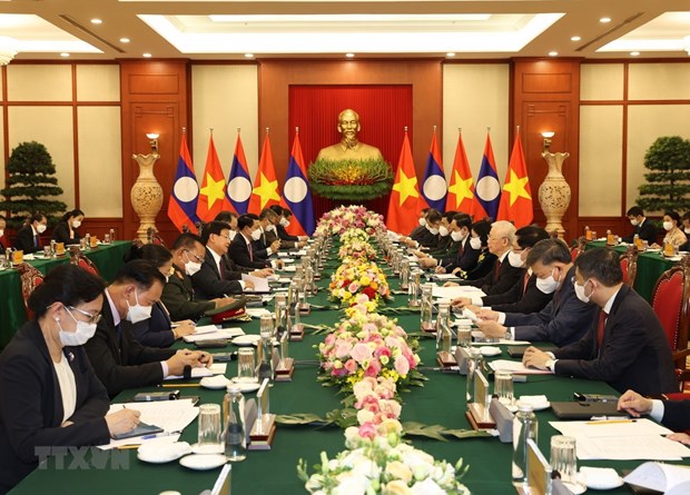 Tiep tuc vun dap moi quan he dac biet Viet-Lao ngay cang phat trien hinh anh 1