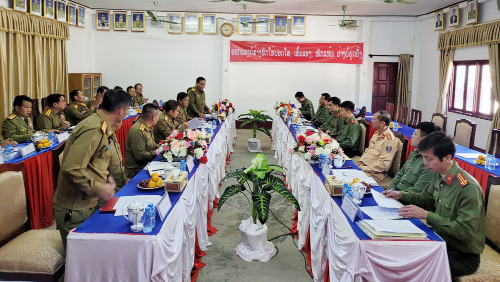 Nâng cao hiệu quả phối hợp, an ninh trật tự, Công an tỉnh Bắc Giang, Công an tỉnh Xay Sổm Bun (Lào)