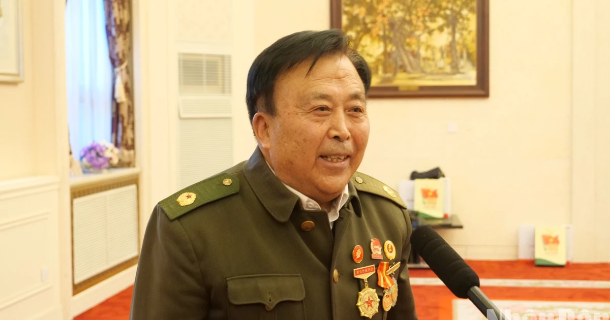 Tình cảm đặc biệt của cựu chiến binh Trung Quốc dành cho quân đội và đất nước Việt Nam