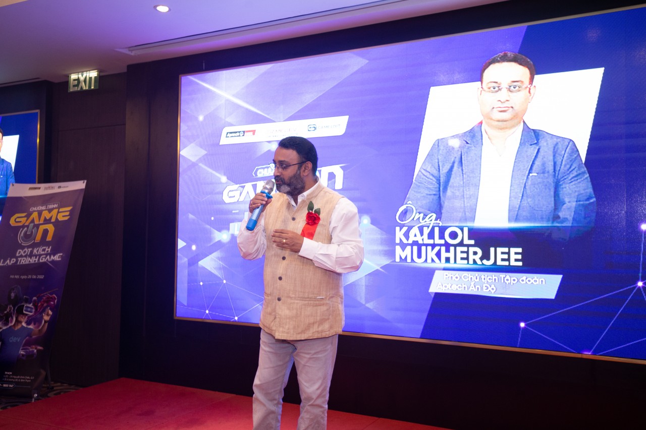Ông Kallol Mukherjee, Phó Chủ tịch Tập đoàn Aptech Ấn Độ.