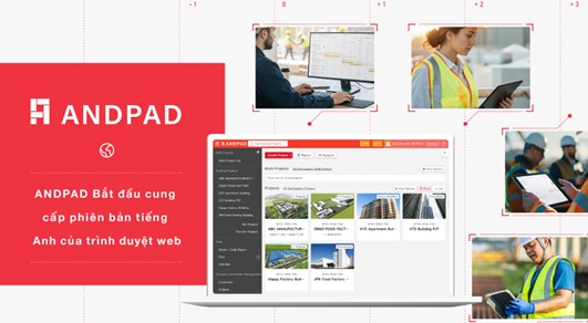 andpad bat dau cung cap phien ban tieng anh cua trinh duyet web