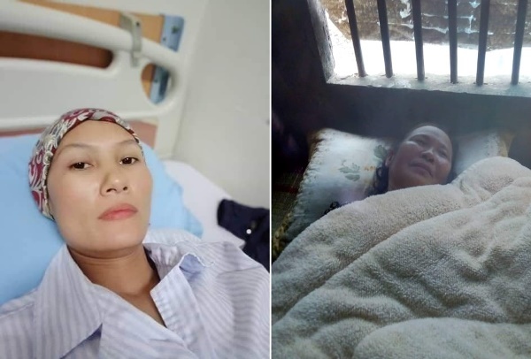 anh mat cau cuu cua 2 dua con co me bi ung thu khong co tien chua benh