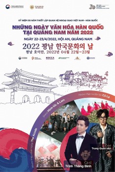 hoi an dang cai to chuc nhung ngay van hoa han quoc tai quang nam nam 2022
