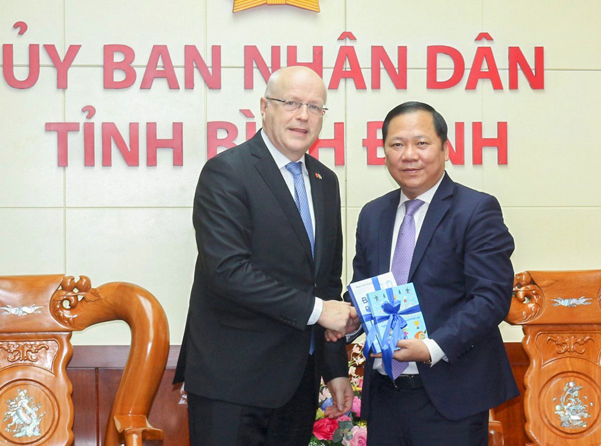 Bình Định muốn doanh nghiệp Phần Lan khảo sát, tìm hiểu cơ hội đầu tư tại tỉnh