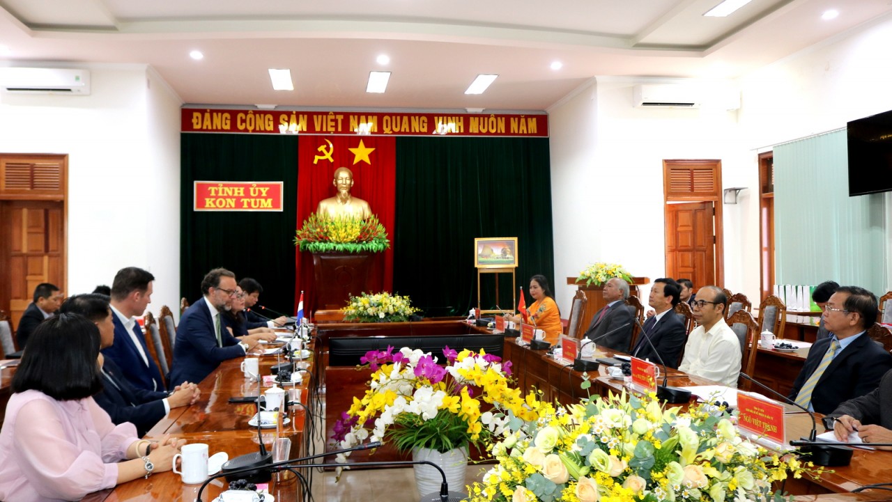 Kon Tum sẽ là đối tác tin cậy, lâu dài, bền vững của các tập đoàn, doanh nghiệp Hà Lan