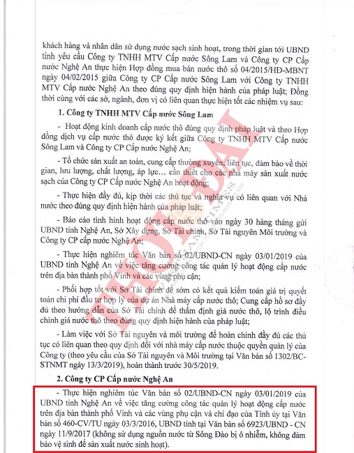 tinh uy uy ban ra lenh cam cong ty cap nuoc nghe an van ngang nhien bom nuoc song dao
