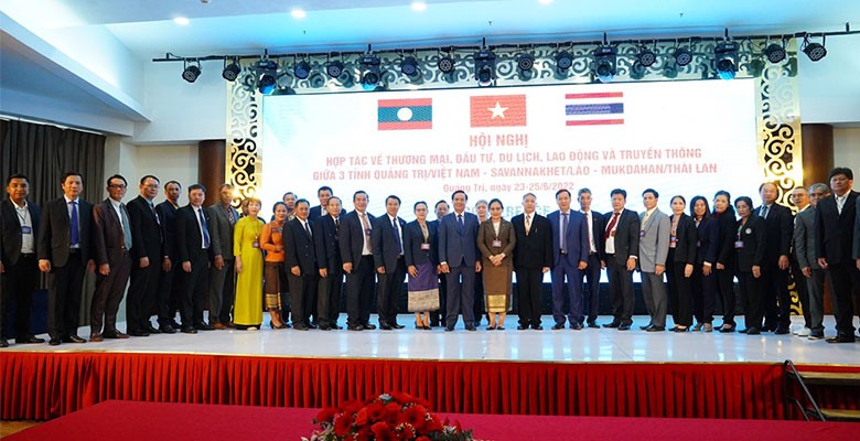 Thắm tình hữu nghị giữa 3 tỉnh Quảng Trị – Savannakhet (Lào) – Mukdahan (Thái Lan)