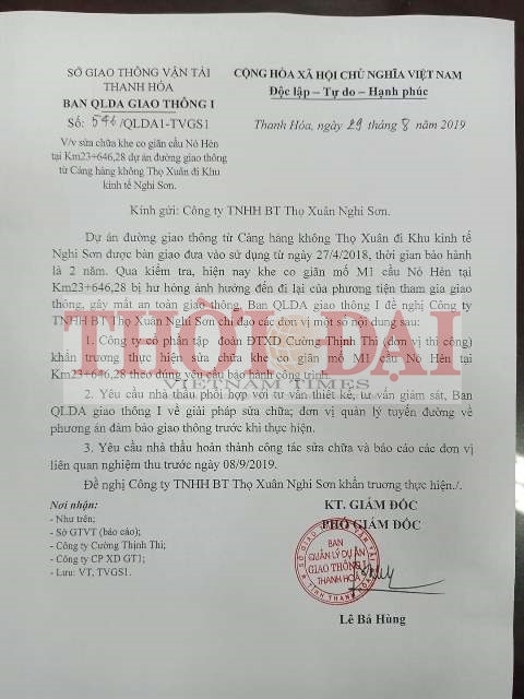 thanh hoa tuyen duong hon 4 nghin ty dong moi dua vao su dung da xuong cap