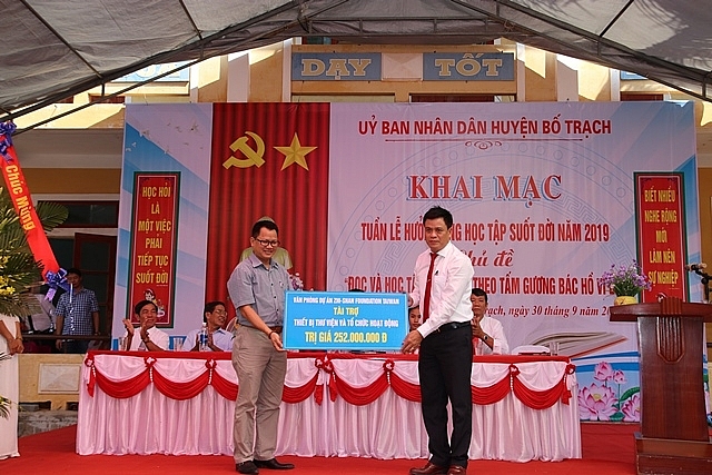 Quảng Bình: Phát động tuần lễ với chủ đề: “Đọc và học tập suốt đời theo tấm gương Bác Hồ vĩ đại” quang binh phat dong tuan le voi chu de doc va hoc tap suot doi theo tam guong bac ho vi dai