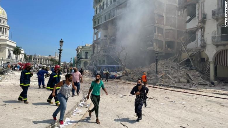 Nổ lớn ở trung tâm thủ đô Havana của Cuba: loại trừ nguyên nhân khủng bố hoặc tấn công