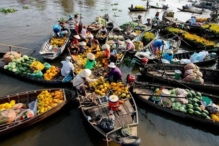 Chợ nổi - nét văn hóa đặc sắc vùng sông nước Việt Nam