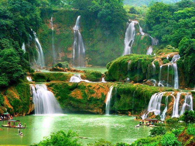 Thác Bản Giốc (Cao Bằng) - một tuyệt tác của thiên nhiên