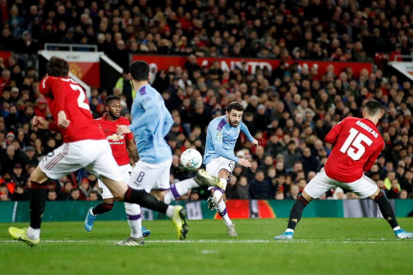 Bán kết League Cup 2019/2020: Man City hủy diệt MU 3-1 tran derby o ban ket league cup 201920 man city huy diet mu 3 1