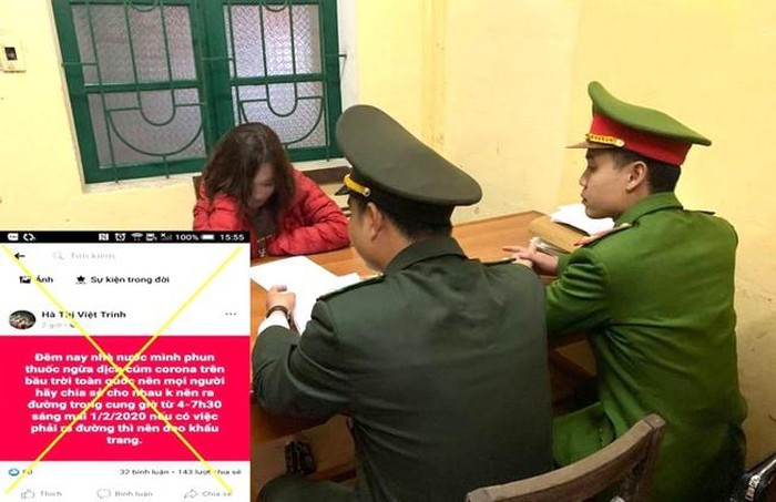 Nói sai sự thật việc "phun thuốc toàn quốc ngừa virus Corona", một Facebooker bị công an xử lý noi sai su that viec phun thuoc toan quoc ngua virus corona mot facebooker bi cong an xu ly