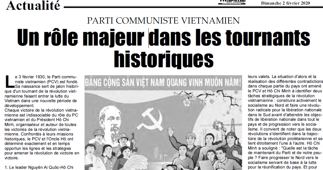 bao chi chau phi ca ngoi vai tro lanh dao cua dang cong san viet nam
