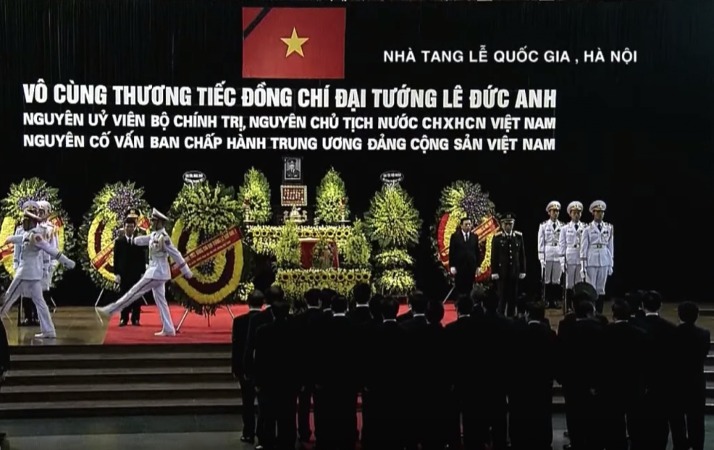 Video: Lễ viếng nguyên Chủ tịch nước, Đại tướng Lê Đức Anh