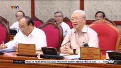 video tong bi thu chu tich nuoc chu tri hop bo chinh tri