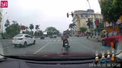 Nữ tài xế điều khiển ô tô lạng lách, đánh võng và cái kết đắng